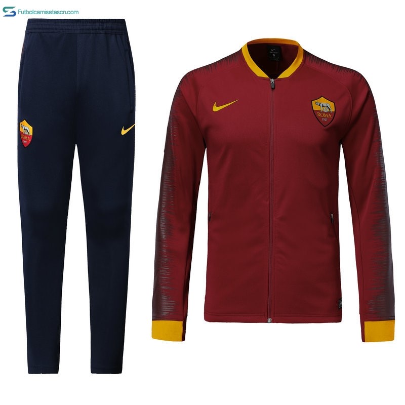 Chandal AS Roma 2018/19 Rojo Marino